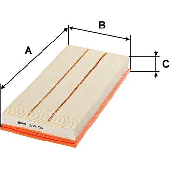 Filtr do auta Vzduchový filtr VALEO 585115