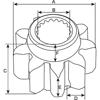Startér Pastorek, startér HC-Cargo F 032 234 504