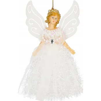 Vánoční dekorace ANDĚLÍČEK ZÁVĚS NA VÁNOČNÍ STROMEK VÁNOČNÍ OZDOBA 20 CM VÁNOČNÍ KOULE NA STROMEČEK DEKORACE