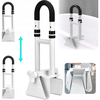 Madlo do koupelny MADLO DO KOUPELNY PODPĚRA KE VANĚ PRO SENIORY NASTAVITELNÁ VÝŠKA