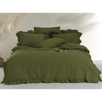 Povlečení Povlečení bavlněné OLIVE/160x200(P) stonewashed