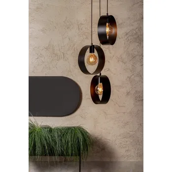 ZÁVĚSNÁ LAMPA S ZÁVĚSEM SIGMA HAPPY 3 32282 ČERNÁ