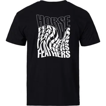 Pánská móda horsefeathers Pánské triko distort t-shirt black