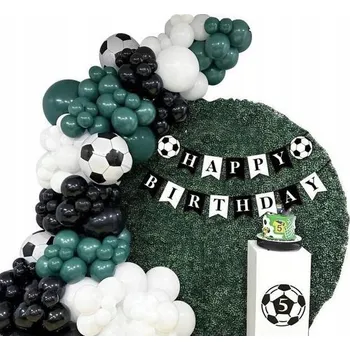 Balónek Sada balónků girlanda 78 dílů motiv fotbal 1462-21 goParty