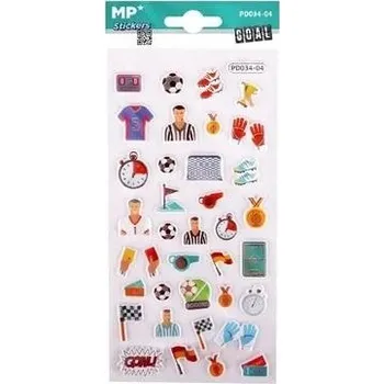 samolepka SAMOLEPKY FOTBALOVÝ MÍČ, MP MAIN PAPER