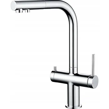 Vodovodní baterie Stojánková kuchyňská baterie Blue Water DELTA stříbrná