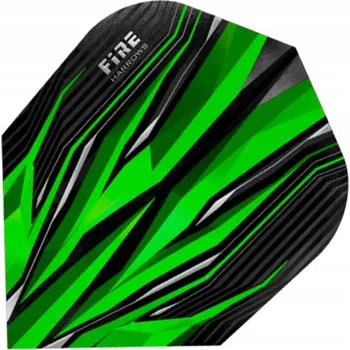 Letky na šipky Harrows No6 Fire Green, 3 ks