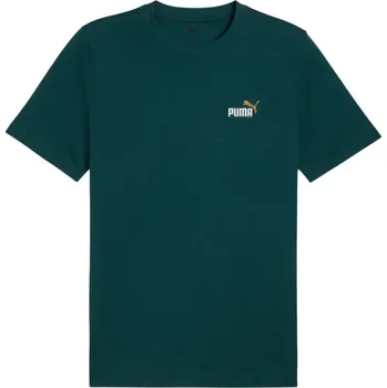 Pánské tričko Puma Ess 2 Color Small No. 1 Logo Tee sea green 684717 75 pánské S
