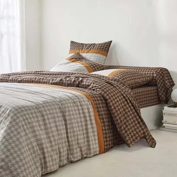 Blancheporte Bavlněné povlečení Pierre s potiskem kohoutí stopy Velikost: povlak na polštář 63x63 cm