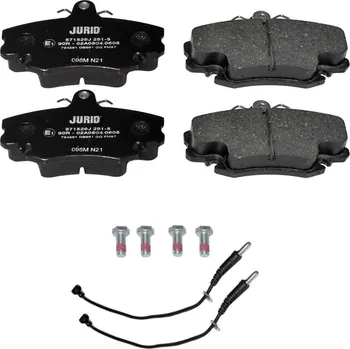 Brzdová destička Sada brzdových destiček, kotoučová brzda JURID 571526J
