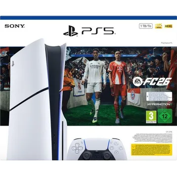 Herní konzole Sony PlayStation 5 Slim Disc Edition 1 TB + EA Sports FC 26 NEPLATÍ