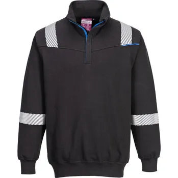 pracovní mikina PORTWEST Mikina WX3 FR710, odolná proti ohni POR-FR710BKRXXXL 3XL Černá