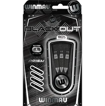 ŠIPKY NA DART WINMAU BLACKOUT TORPÉDO 90% 26G