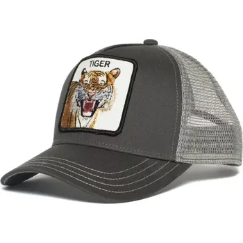 Kšiltovka TRUCKER Kšiltovka se síťkou Tiger - Tygr Šedá