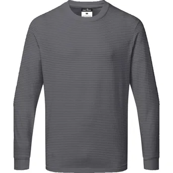 pracovní tričko PORTWEST Tričko ESD AS22, dlouhý rukáv, antistatické POR-AS22ZOR4XL Šedá 4XL