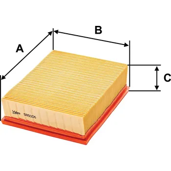 Filtr do auta Vzduchový filtr VALEO 585006