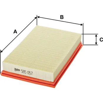 Vzduchový filtr Vzduchový filtr VALEO 585057