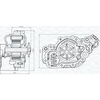 Olejové čerpadlo Olejové čerpadlo MAGNETI MARELLI 351516000082