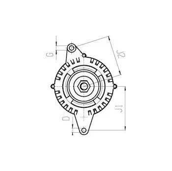Alternátor Generátor HC-Cargo F 032 116 607