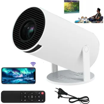 Projekční technika LED projektor 4K přenosný Netflix YT 2 herní pady Android dálkové ovládání WiFi