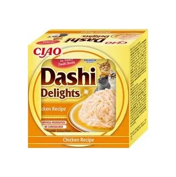 Pamlsek pro kočku Churu Cat Dashi Delights Chicken 70g - VÝPRODEJ