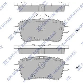 Brzdová destička Sada brzdových destiček, kotoučová brzda Hi-Q SP1909