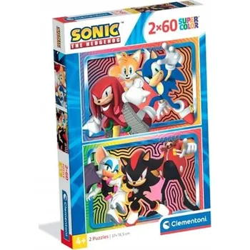 Puzzle Puzzle Sonic 2x60 dílků 24821 Clementoni 4+