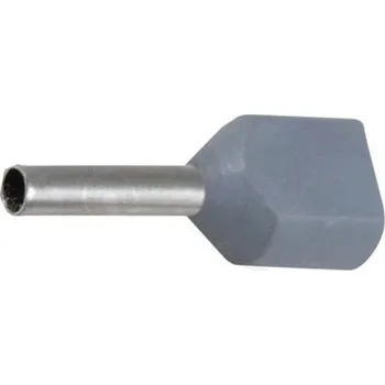 Síťový kabel Dutinka pro dva kabely 0,75mm2 šedá (TE0,75-8)