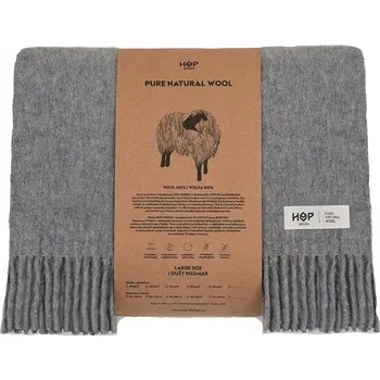 deka Deka HOP DESIGN vlněná 155 cm x 205 cm šedá
