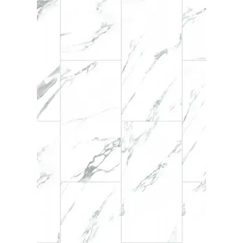 Obklad Mexen Glacier White vzorek vinylových panelů SPC 6,5 mm, IXPE 1,5 mm, 4 V-drážka, Jazz White - F1151-S Vinylové panely