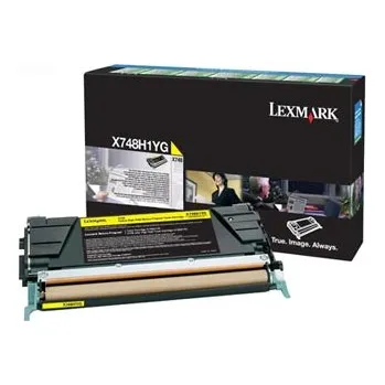 Počítačové příslušenství Toner Lexmark X748H3YG, X748DE, X748DTE, yellow, originál