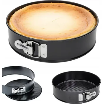 Forma na pečení PLECHOVÁ FORMA NA DORT 27 CM FORMA NA PEČENÍ S VYJÍMATELNÝM DNEM KULATÁ