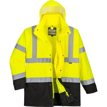 Pracovní oblečení PORTWEST Bunda HiVis Executive S768 5v1, zateplená, reflexní POR-S768YBRS S Žlutá/černá