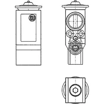 Ventil klimatizace Expanzní ventil, klimatizace MAHLE AVE 61 000P