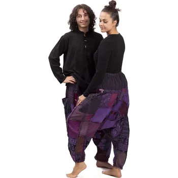 Dámské kalhoty Harémové kalhoty / Sultánky RANGILA fialové