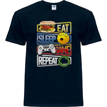 Pánské tričko levne-bavlnene-tricko-potisk-cyklus-hrace Barva: Navy - tmavě modrá, velikost: S