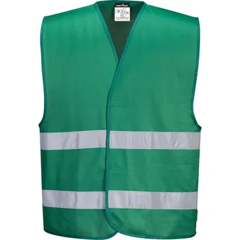 pracovní vesta PORTWEST Vesta Iona F474 POR-F474BGR4X/5X Zelená lahvově 4XL-5XL
