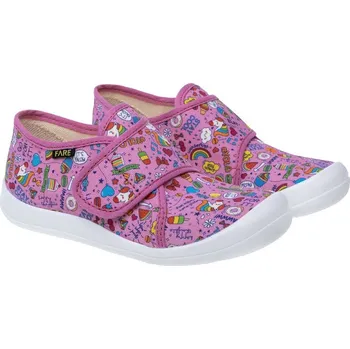 Dívčí bačkory Dětské papuče na suchý zip, velikost 27, artikl 4115351