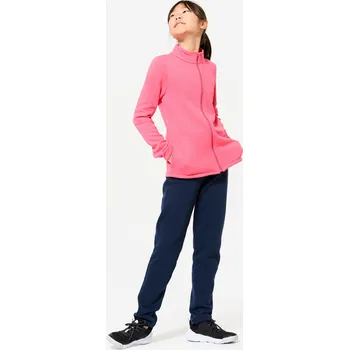 DOMYOS Dětská sportovní souprava Warmy zip modro-růžová 12 LET MODRÁ|RŮŽOVÁ