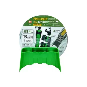 Zahradní hadice Hadice zahradní černo-žlutá 1/2" 15 m s příslušenstvím