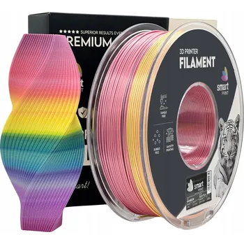 Filament Filament Silk PLA Duhový 1,75 mm – 1 kg | Smart Print Premium Duhový