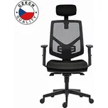Powerton Kancelářské ergonomické křeslo Tina, Černé