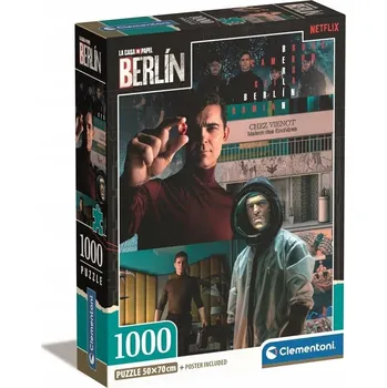 Clementoni Puzzle 1000 dílků NETFLIX CDP BERLÍN
