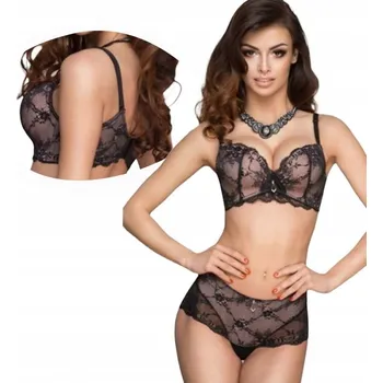 Podprsenka Konrad push-up podprsenka černá velikost 65F