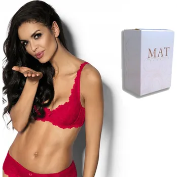 Podprsenka MAT vyztužená podprsenka červená, velikost 110C