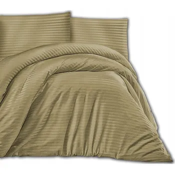 Povlečení Povlečení bavlněný satén CIZGILI OLIWKOWY 200x220 DARYMEX