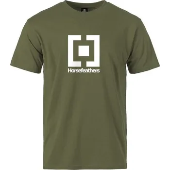 Pánské tričko horsefeathers Pánské triko base t-shirt loden green