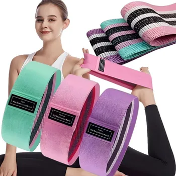 ODPOROVÉ GUMY NA CVIČENÍ LÁTKOVÉ 3 KUSY