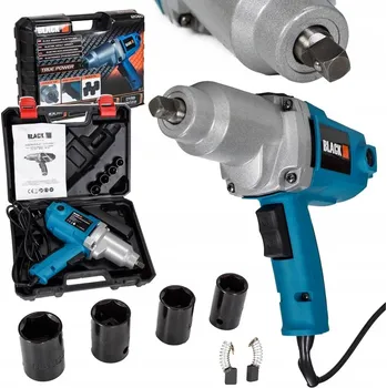 Elektrický rázový utahovák NA KOLA 800 Nm sada