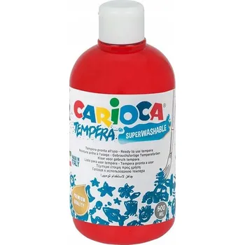Vodová barva Temperové barvy Carioca ČERVENÁ x 500 ml